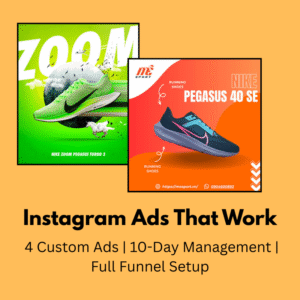Instagram Ads service by Digital IT Centre – campaign setup, creatives, and 10-day ad management